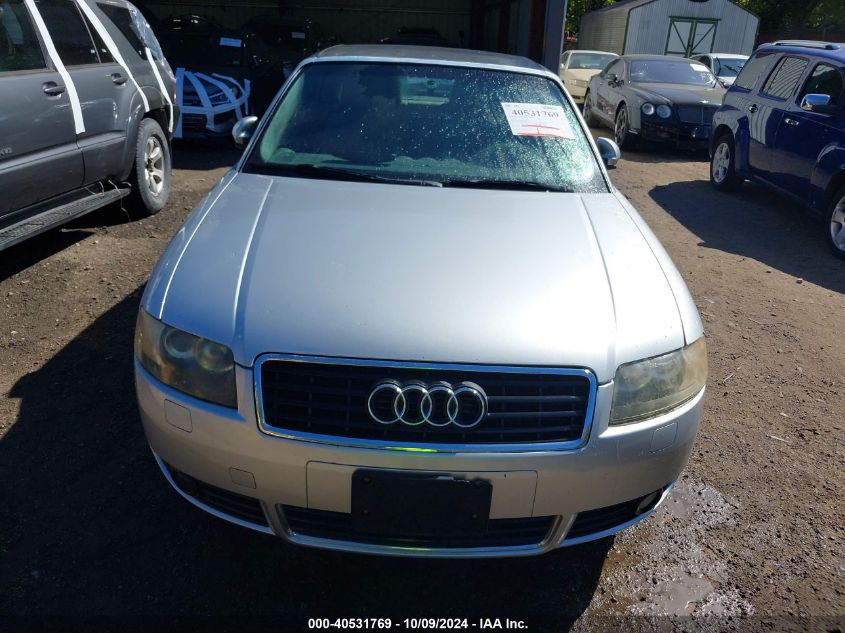 WAUAC48H74K018905 2004 Audi A4 1.8T