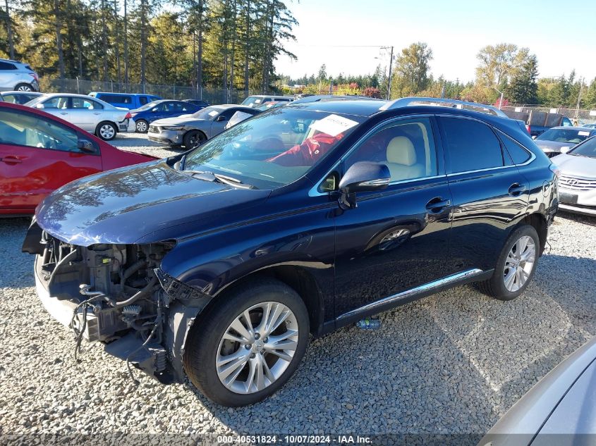 2010 Lexus Rx 450H VIN: JTJBC1BAXA2013062 Lot: 40531824