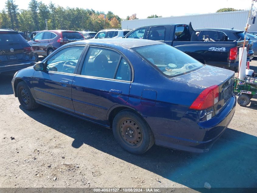 2HGES16625H595438 2005 Honda Civic Lx