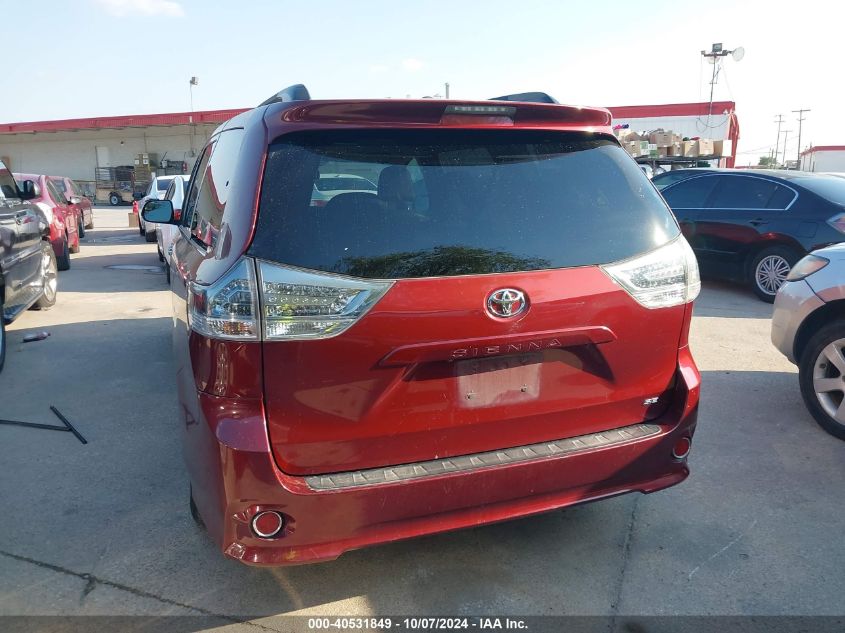 2017 Toyota Sienna Se 8 Passenger VIN: 5TDXZ3DC2HS852854 Lot: 40531849