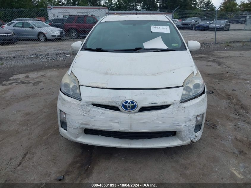 2011 Toyota Prius Two VIN: JTDKN3DU2B0256636 Lot: 40531893