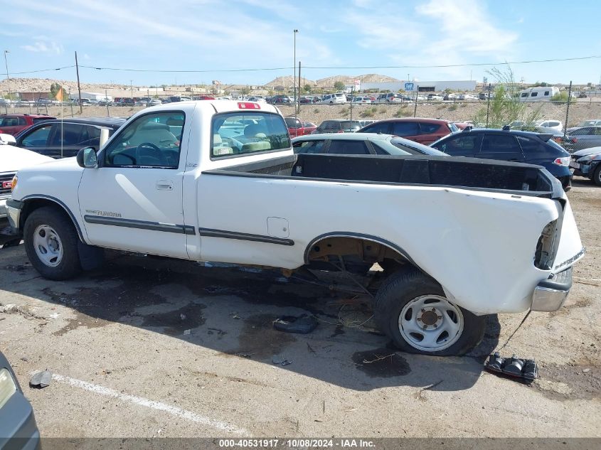 2000 Toyota Tundra Sr5 VIN: 5TBKT4419YS111948 Lot: 40531917