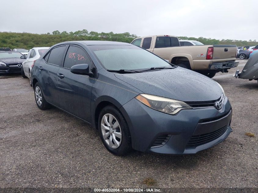 2015 TOYOTA COROLLA LE - 2T1BURHE3FC461449