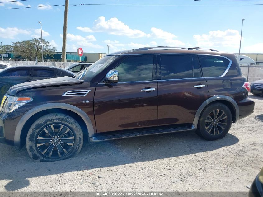 2018 Nissan Armada Platinum VIN: JN8AY2NE7J9732169 Lot: 40532022