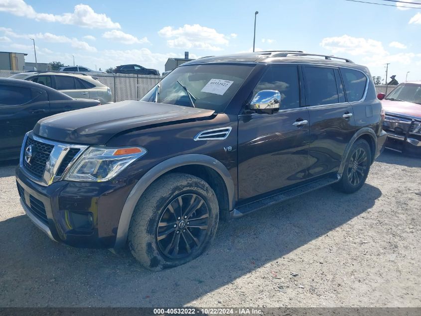 2018 Nissan Armada Platinum VIN: JN8AY2NE7J9732169 Lot: 40532022