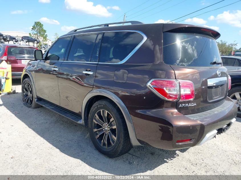 2018 Nissan Armada Platinum VIN: JN8AY2NE7J9732169 Lot: 40532022