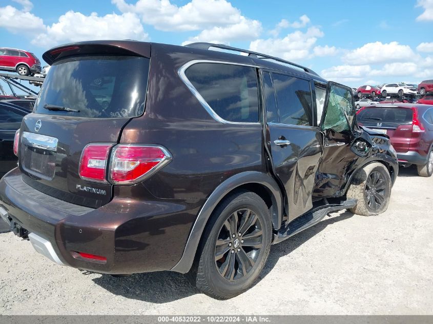 2018 Nissan Armada Platinum VIN: JN8AY2NE7J9732169 Lot: 40532022