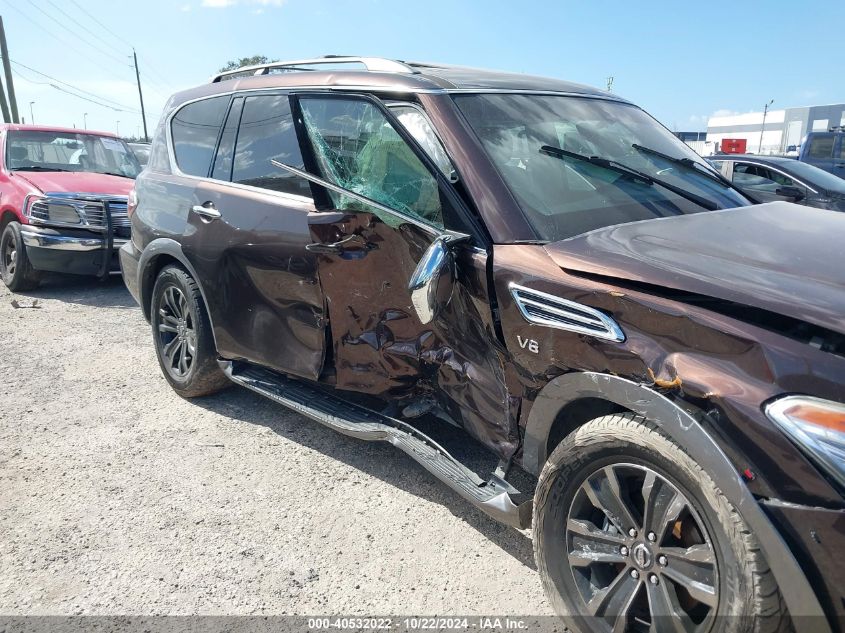 2018 Nissan Armada Platinum VIN: JN8AY2NE7J9732169 Lot: 40532022