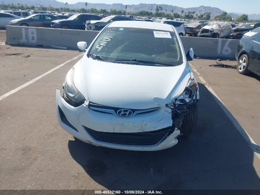 5NPDH4AE4GH685032 2016 Hyundai Elantra Se