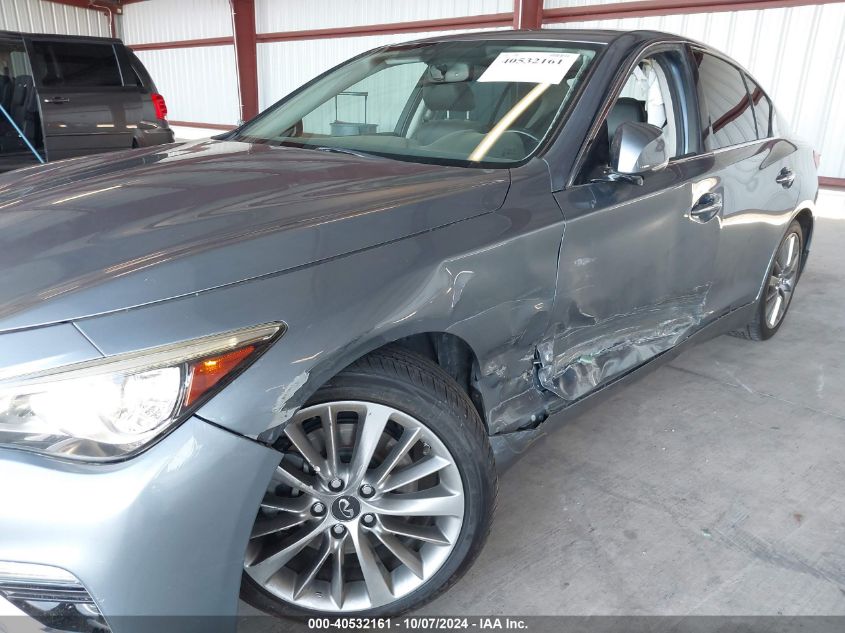 2018 Infiniti Q50 3.0T Luxe VIN: JN1EV7AP9JM354284 Lot: 40532161