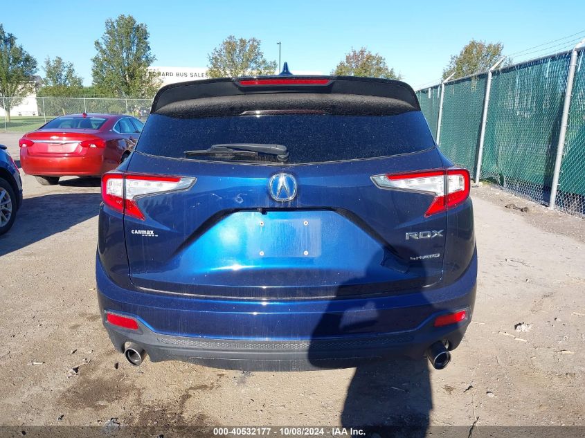 2019 Acura Rdx Standard VIN: 5J8TC2H34KL033892 Lot: 40532177