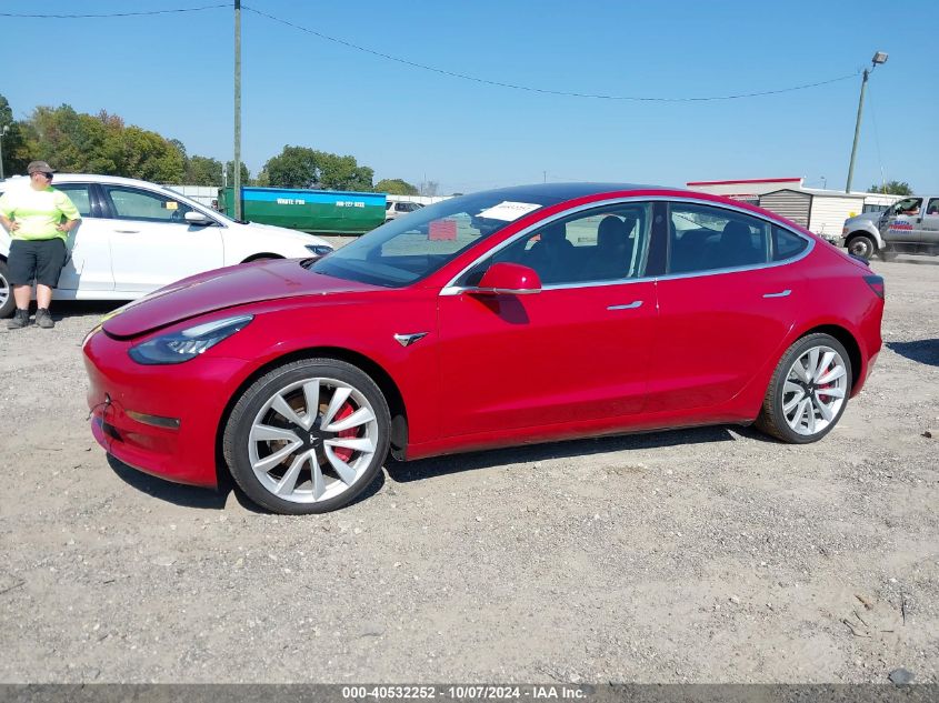 2018 Tesla Model 3 Long Range/Mid Range VIN: 5YJ3E1EA5JF052524 Lot: 40532252