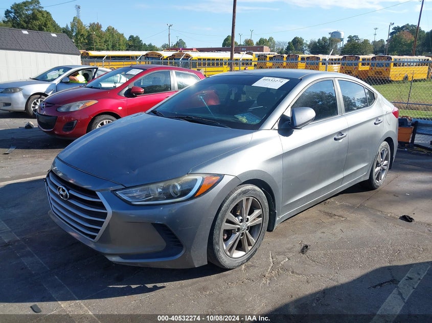 VIN KMHD84LFXHU398402 2017 HYUNDAI ELANTRA SE