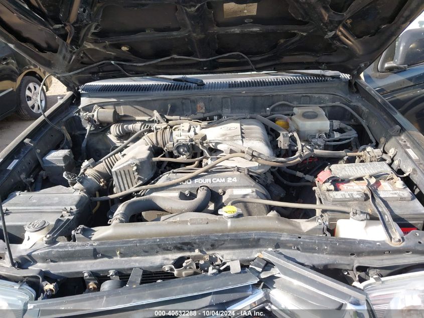 2002 Toyota 4Runner Sr5 V6 VIN: JT3HN86RX20384675 Lot: 40532288