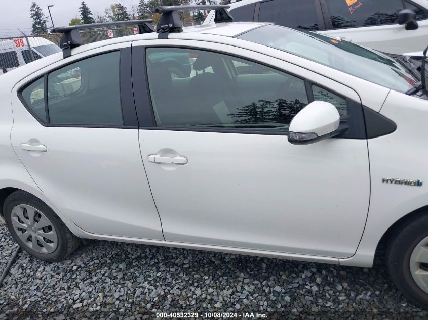 2014 Toyota Prius C VIN: JTDKDTB32E1063835 Lot: 40532329