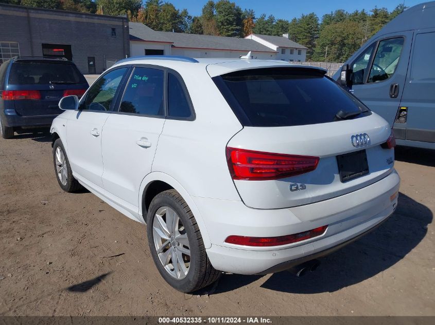 2018 Audi Q3 2.0T Premium/2.0T Sport Premium VIN: WA1ECCFS8JR020897 Lot: 40532335