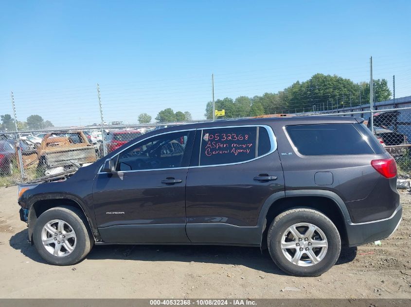 1GKKNKLAXKZ170072 2019 GMC Acadia Sle-1