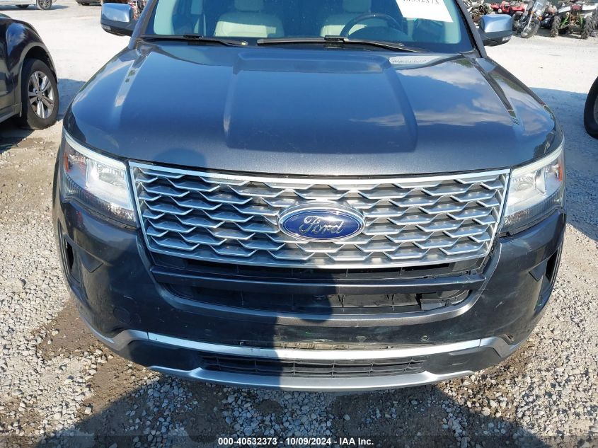 2018 Ford Explorer Platinum VIN: 1FM5K8HT6JGB15378 Lot: 40532373