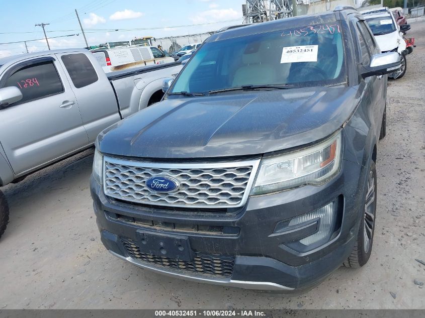 2016 Ford Explorer Platinum VIN: 1FM5K8HT0GGB76976 Lot: 40532451