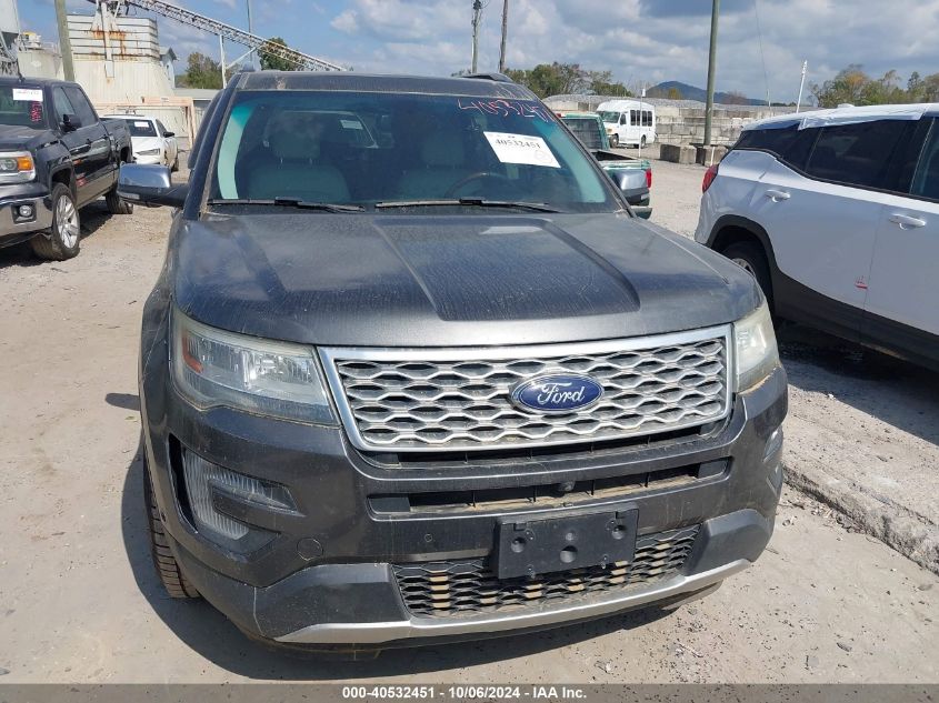 2016 Ford Explorer Platinum VIN: 1FM5K8HT0GGB76976 Lot: 40532451