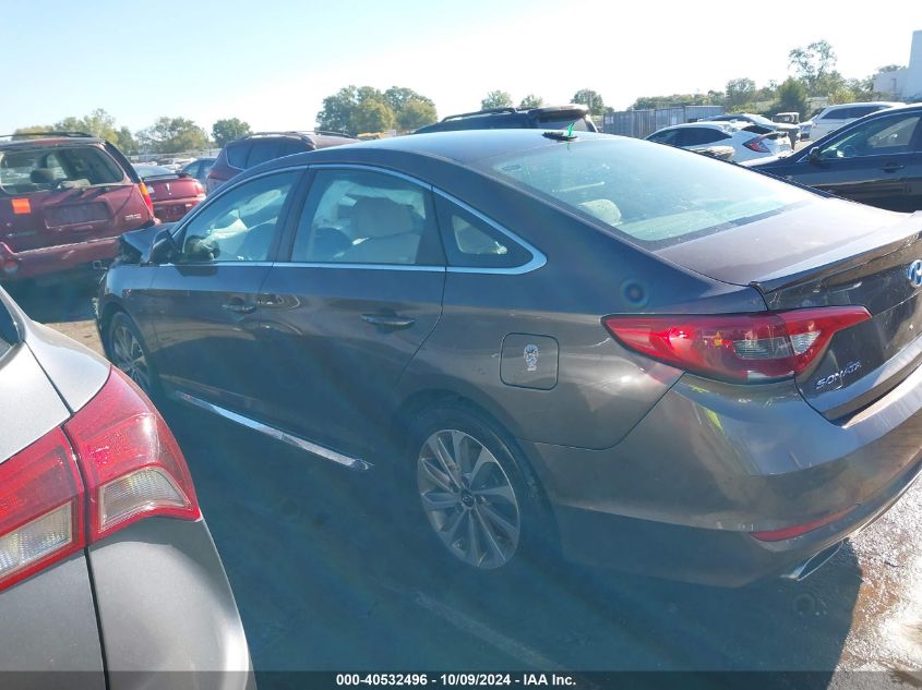 5NPE34AF8HH502518 2017 Hyundai Sonata Sport