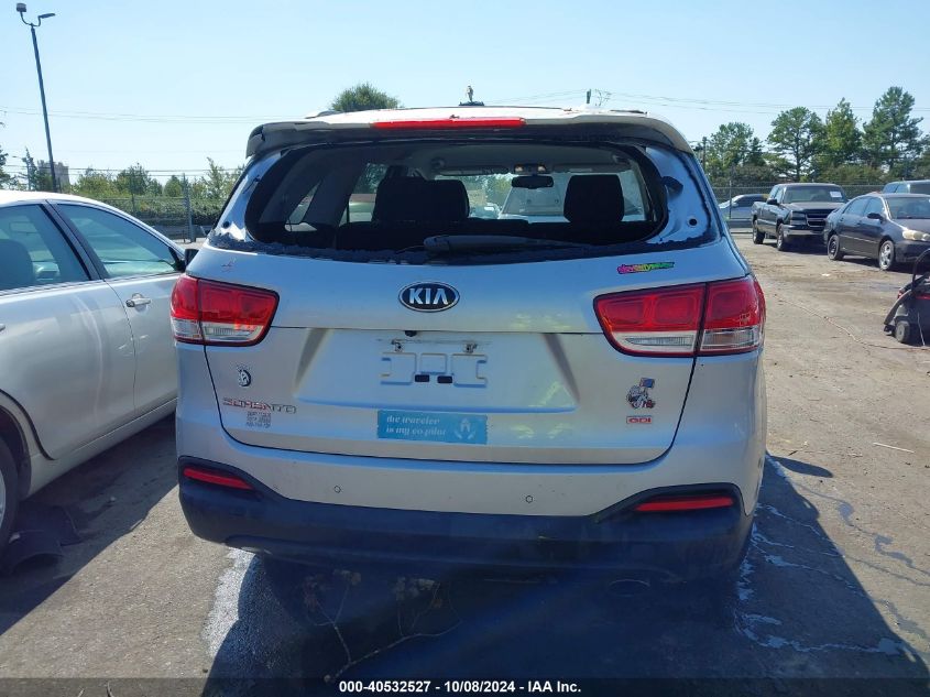 5XYPG4A31GG171239 2016 Kia Sorento 2.4L Lx