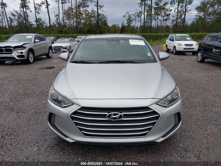 5NPD84LFXJH346689 2018 Hyundai Elantra Sel/Value/Limited