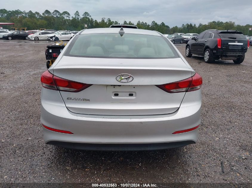 5NPD84LFXJH346689 2018 Hyundai Elantra Sel/Value/Limited