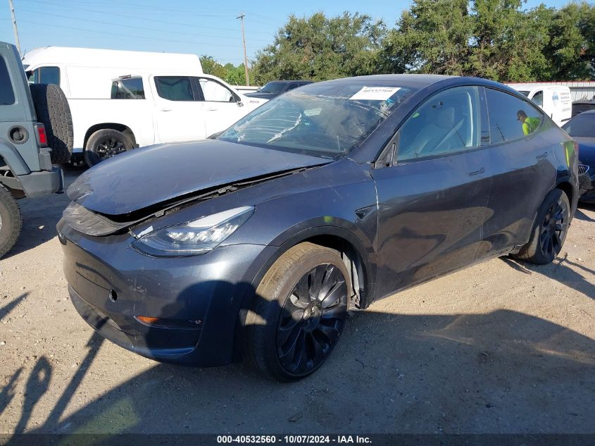 7SAYGDEE3PA051840 2023 TESLA MODEL Y - Image 2