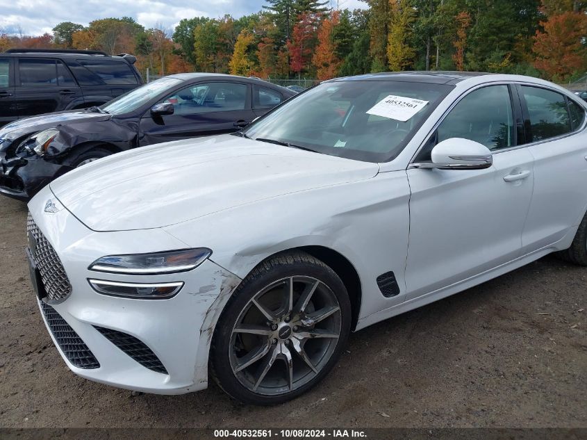 2022 Genesis G70 2.0T Awd VIN: KMTG34TA1NU098409 Lot: 40532561