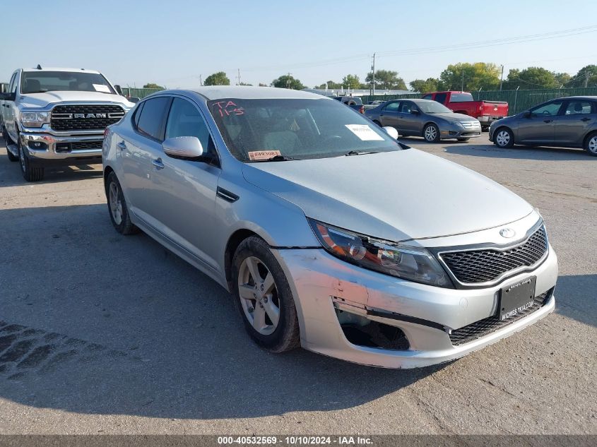 VIN KNAGM4A72E5515577 2014 KIA Optima, LX no.1