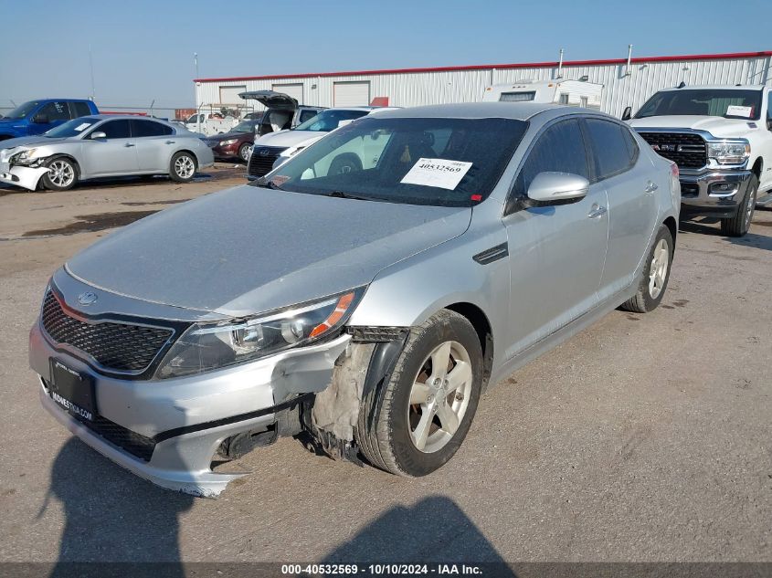 VIN KNAGM4A72E5515577 2014 KIA Optima, LX no.2