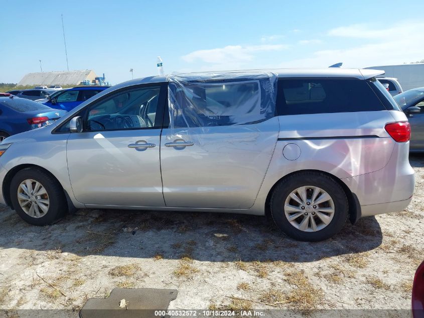 VIN KNDMB5C13J6397375 2018 KIA SEDONA LX