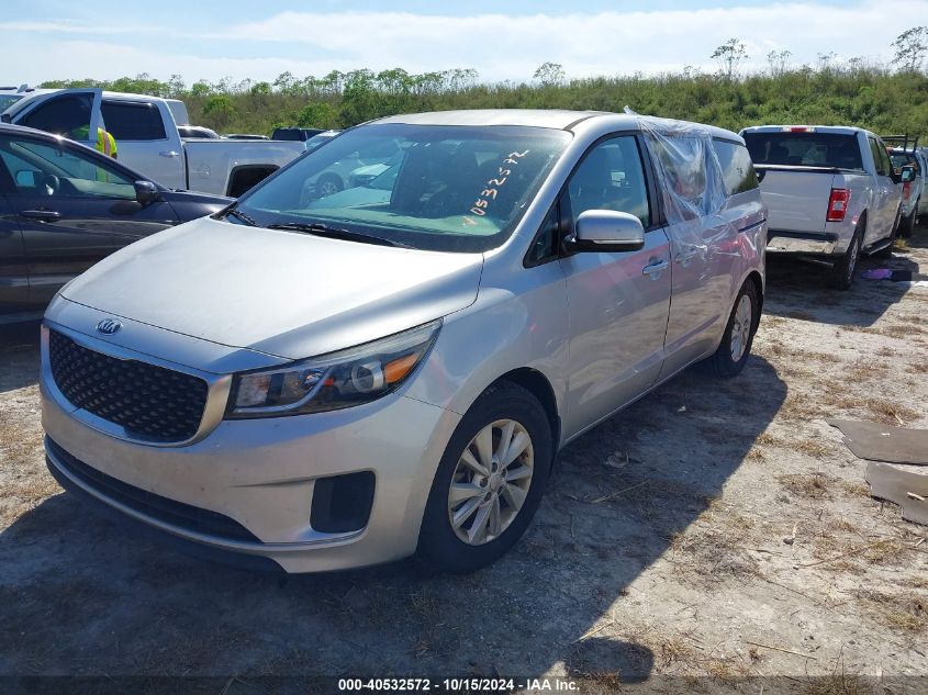 VIN KNDMB5C13J6397375 2018 KIA SEDONA LX