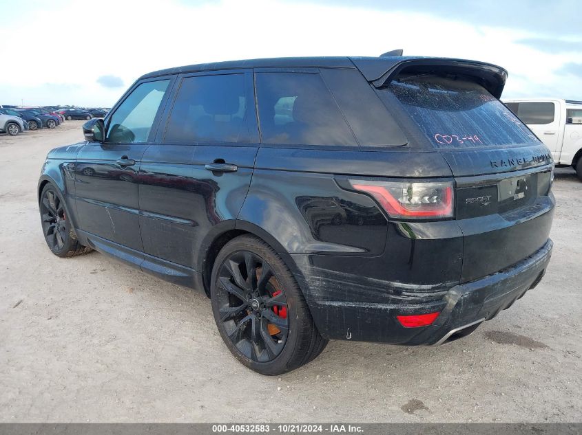 VIN SALWS2SU4KA875975 2019 LAND ROVER RANGE ROVER SPORT no.3