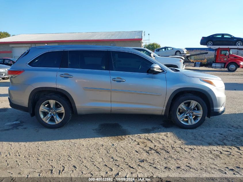 5TDDKRFH7GS314880 2016 Toyota Highlander Limited/Ltd Platinum