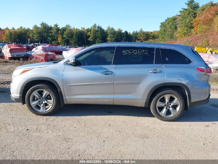 5TDDKRFH7GS314880 2016 Toyota Highlander Limited/Ltd Platinum