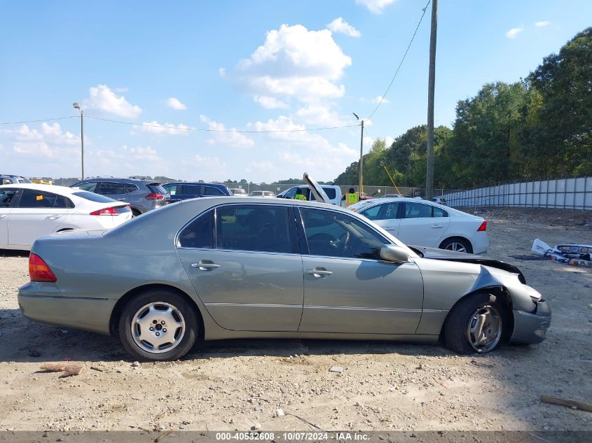 2001 Lexus Ls 430 VIN: JTHBN30F310006892 Lot: 40532608