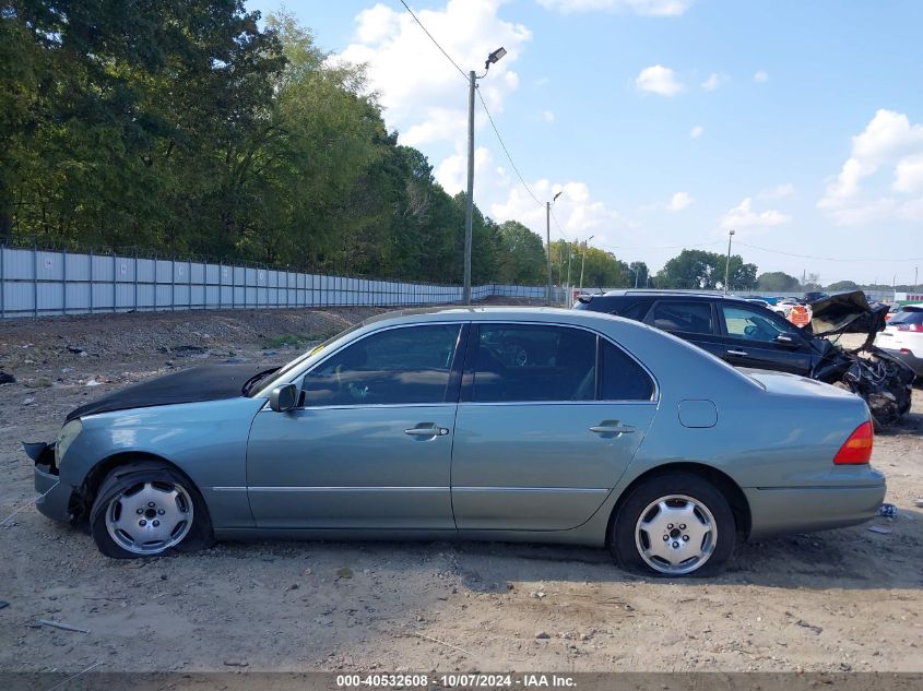 2001 Lexus Ls 430 VIN: JTHBN30F310006892 Lot: 40532608