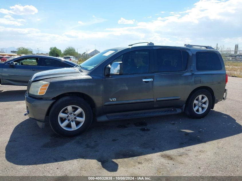 2006 Nissan Armada Se VIN: 5N1AA08AX6N725269 Lot: 40532835