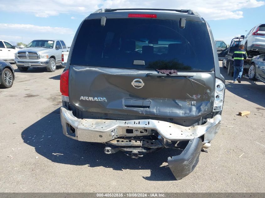 2006 Nissan Armada Se VIN: 5N1AA08AX6N725269 Lot: 40532835