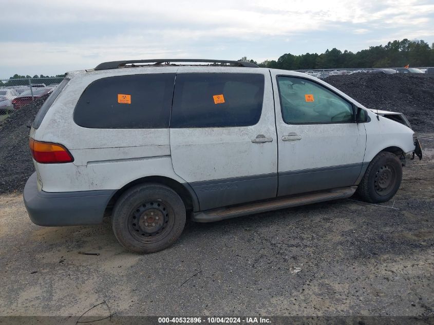 2000 Toyota Sienna Le VIN: 4T3ZF13C0YU229108 Lot: 40532896