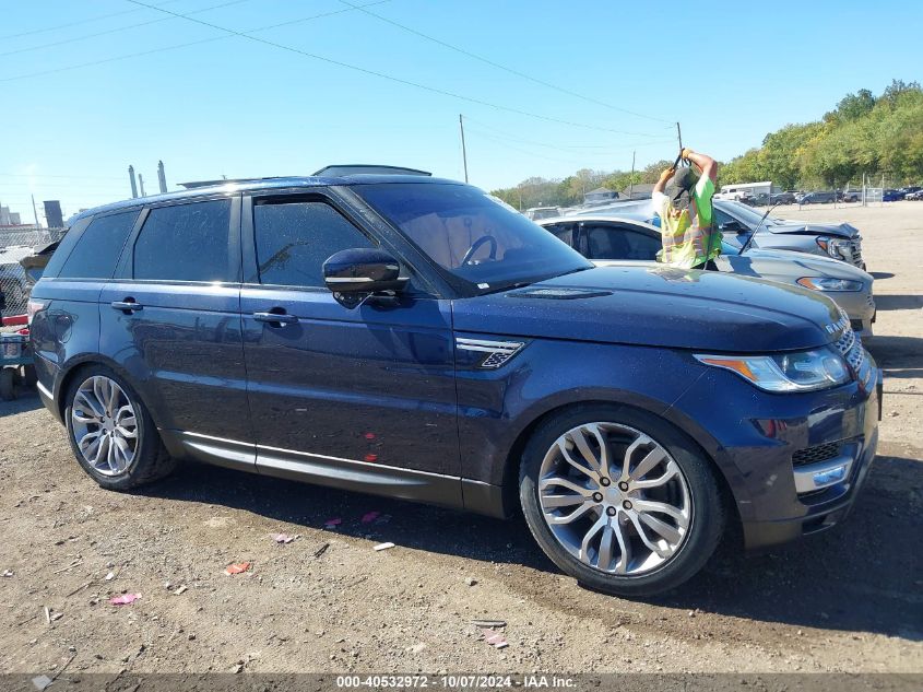 2017 Land Rover Range Rover Sport 3.0L V6 Supercharged Hse VIN: SALWR2FV3HA677265 Lot: 40532972