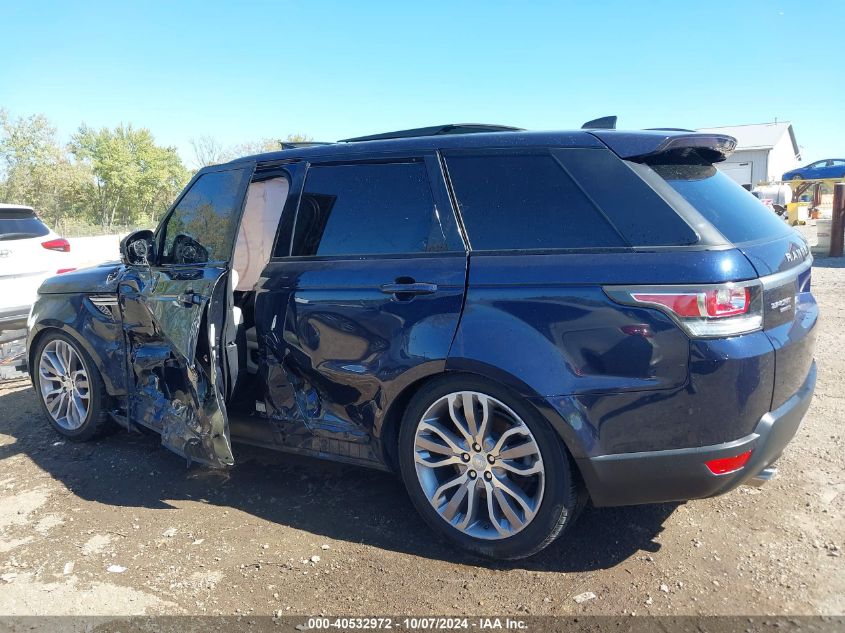 2017 Land Rover Range Rover Sport 3.0L V6 Supercharged Hse VIN: SALWR2FV3HA677265 Lot: 40532972