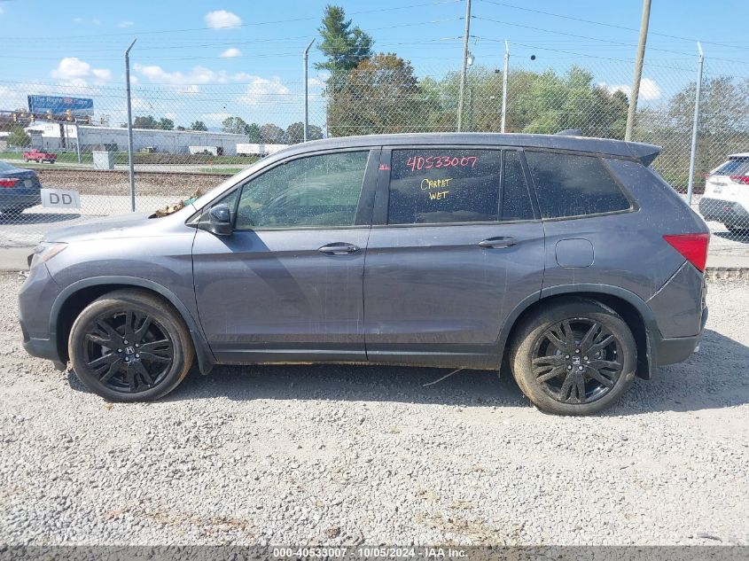 2020 Honda Passport Awd Sport VIN: 5FNYF8H26LB000435 Lot: 40533007