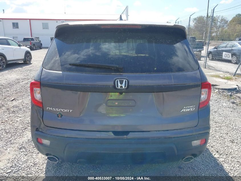 2020 Honda Passport Awd Sport VIN: 5FNYF8H26LB000435 Lot: 40533007