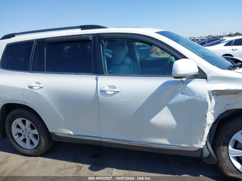 2012 Toyota Highlander Se V6 VIN: 5TDBK3EH0CS102192 Lot: 40533027