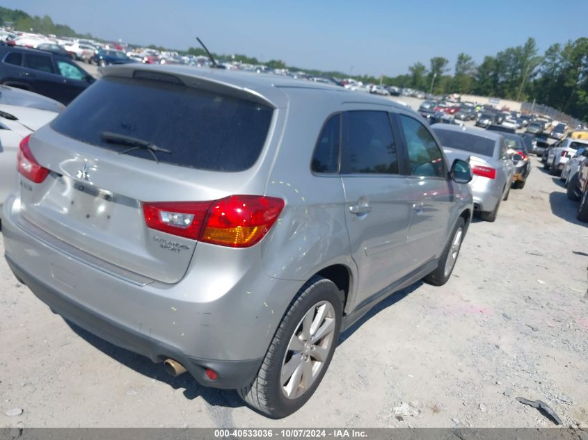 VIN 4A4AP4AU8FE005900 2015 MITSUBISHI OUTLANDER SPORT no.4