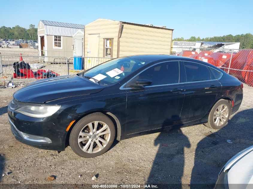 2015 Chrysler 200 Limited VIN: 1C3CCCAB4FN598583 Lot: 40533080