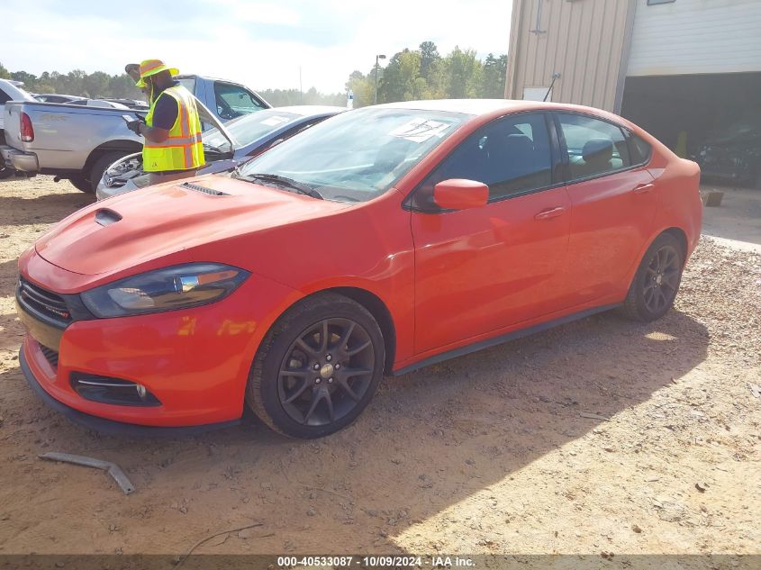 2016 Dodge Dart Sxt VIN: 1C3CDFBB2GD653245 Lot: 40533087